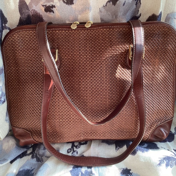 Made in Italy Handbags - Italian Leather Briefcase